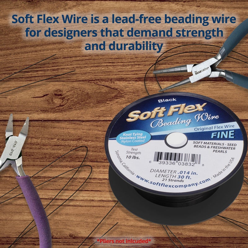 Soft Flex 21 Strand Beading Wire - Fine 0.14 Diameter - 30 Feet Design Wire - Image 5